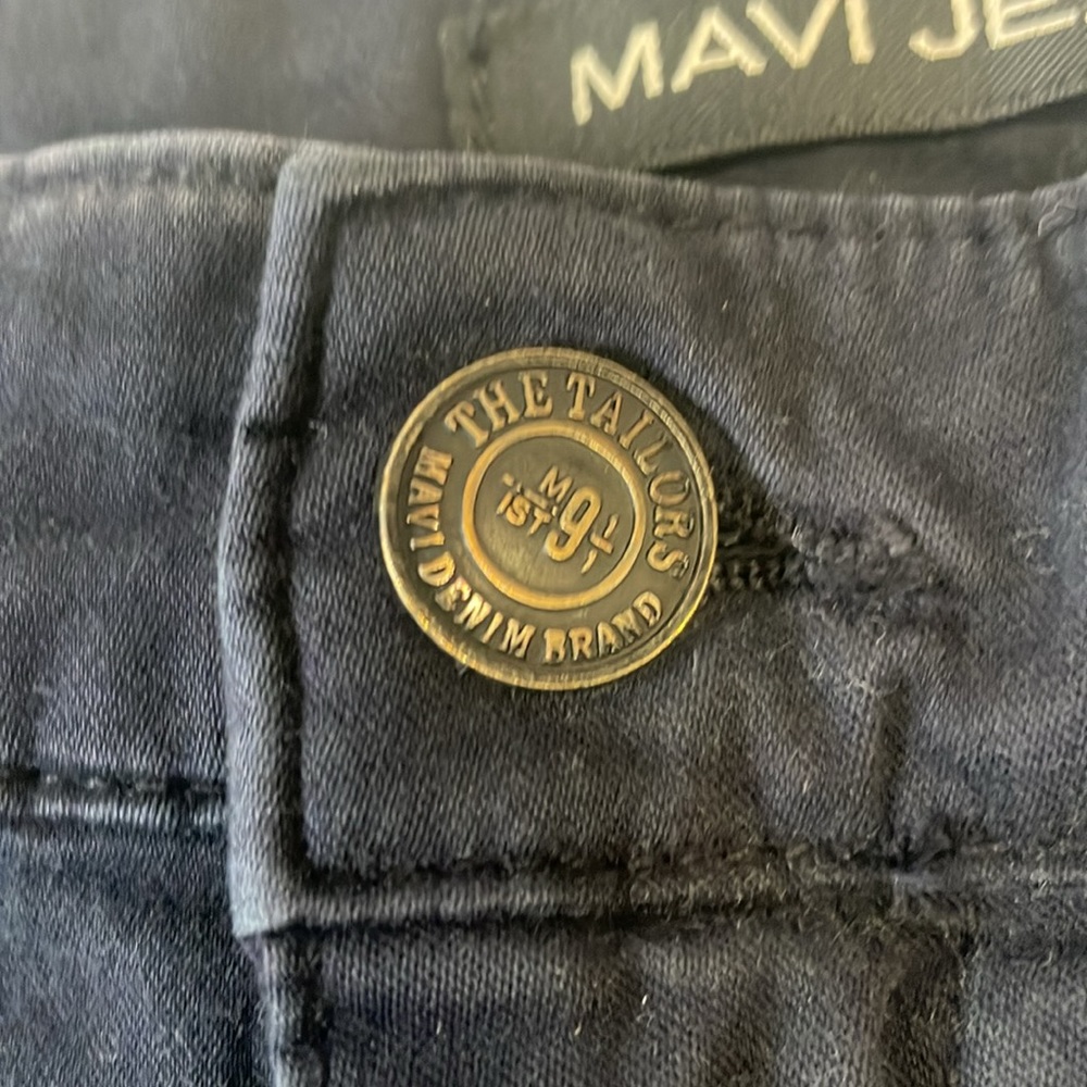 Mavi Jacob 11" Inseam Shorts navy blue chino sz 36 - Picture 3 of 7